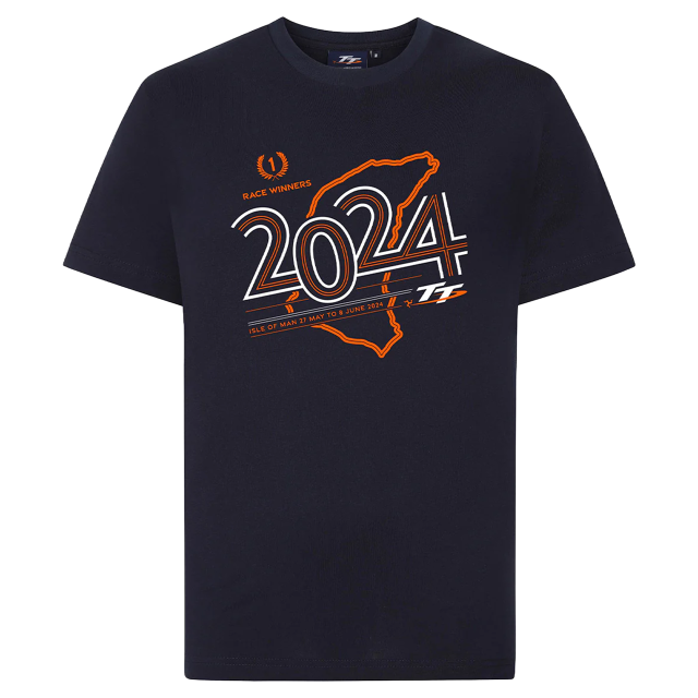 136 NAVY 2024 - TT RACES WINNERS NAVY T-SHIRT 